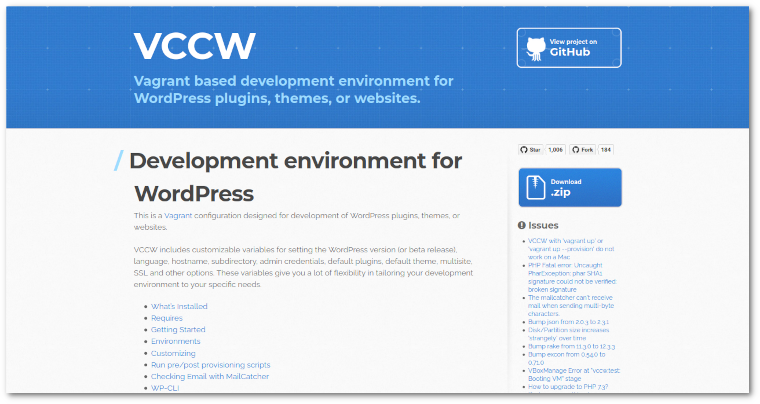 VCCW - A WordPress development environment .png